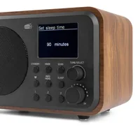 Audizio DAB+ Radio Milan Braun - Radio Tuner: FM - DAB+ - Stromversorgung: Akkubetrieb - Detailfarbe: Braun - Ausstattung: Sleep-Timer - Display - Senderspeicher - Typ: Tischradio