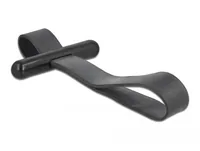 Delock Kabelbinder mit Gummischlaufe Schwarz 26 mm x 15 mm - Produkttyp: Kabelbinder - Ausstattung Kabelmanagement: Plastikschnalle - Wiederverwendbar - Detailfarbe: Schwarz - Breite: 15 mm - Länge: 26 mm - Material: TPR