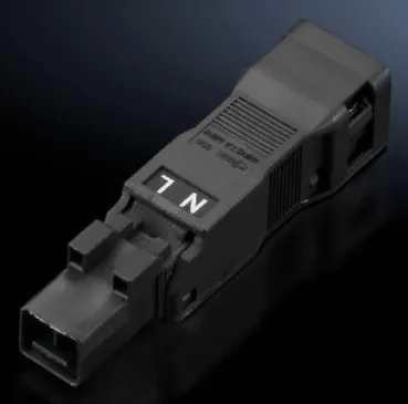 Rittal Stecker für Durchgangsverdrahtung, 2-polig, 100-240V