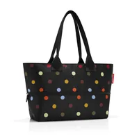 Reisenthel Tasche Shopper e1 Dots - Breite: 50 cm - Detailfarbe: Mehrfarbig - Schwarz - Material: Polyester - Höhe: 35 cm - 26.5 cm - Länge: 16.5 cm
