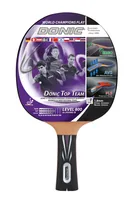 DONIC Schildkröt Tischtennisschläger Top Team 800 - Schwammstärke: 1.8 mm - Griff: Flared (Konkav) - Belag: Vari Slick - Nachhaltigkeit: Nicht angegeben