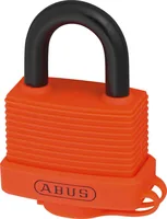 Abus Vorhängeschloss 70AL/45 Orange Aluminium - Schlossart: Schlüssel - Set: Nein - Aussenanwendung: Ja