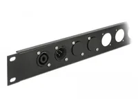 DeLOCK Keystone Mounting 1 Port for D-type metal