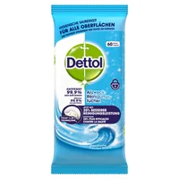 Dettol Allzweck-Reinigungstücher Ozeanfrische 60 Stück - Packungsgrösse: 60 Stück - Einsatzgebiet: Oberflächen - Eigenschaft: Tuch