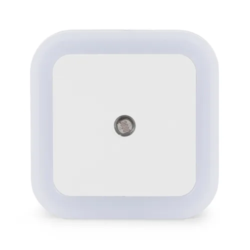 Entac Nachtlicht 0.5W quadrat. WW White Dämmerungssensor