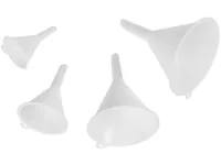 FTM Trichter 4 Stück, Weiss - Material: Polypropylen (PP) - Verpackungseinheit: 1 Stück - Detailfarbe: Weiss