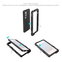 Smallrig Mobile Video Cage Kit für S25 Ultra - Zubehörtyp Mobiltelefone: Zubehörset - Detailfarbe: Grau