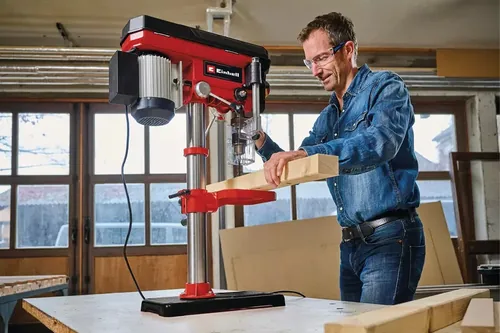 Säulenbohrmaschine TC-BD 630/1 (rot/schwarz, 630 Watt)