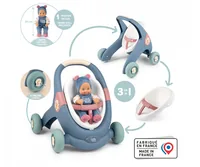 Smoby Lauflernwagen mit Puppe - Altersempfehlung ab: 12 Monaten - Detailfarbe: Mehrfarbig - Material: Kunststoff - Nachhaltigkeit: Nicht angegeben - Produkttyp Lauflerner: Schiebewagen - Höhenverstellbar: Nein