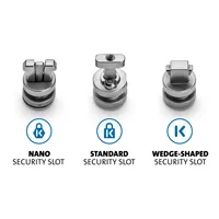 Kensington ClickSave Verankerung 3-in-1 T-Bar-Wedge-Nano