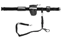 SwissPet Fahrrad- und Joggingleine Set, 60-120 cm, Schwarz - Breite: 4 cm - Länge: 1.2 m - 0.6 m - Material: Nylon - Detailfarbe: Schwarz - Produkttyp: Fahrradleine - Joggingleine - Tierart: Hund
