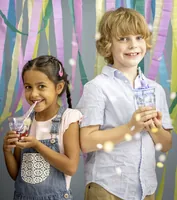 Leonardo Kindertrinkglas Avventura 300 ml, 3-teilig, Meer - Art: Kindertrinkglas - Materialtyp: Glas - Material: Kalk-Natron-Glas - Eigenschaften: Keine Eigenschaft - Detailfarbe: Hellblau - Transparent - Lila - Spülmaschinenfest: Ja