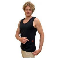 Glovii GV2XL winter sport body protection Heated vest Skiing, Snowboarding Unisex Polyester Black