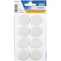 HERMA 15004 furniture floor protector mat White