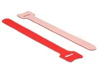 DELOCK Kabelbinder Klettverschluss 150mm 10Stk rot