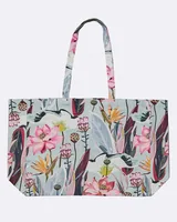 Chic Mic Tasche Botanic Garden Mehrfarbig - Breite: 14 cm - Detailfarbe: Mehrfarbig - Material: Bio Baumwolle - Höhe: 42 cm - Länge: 48 cm