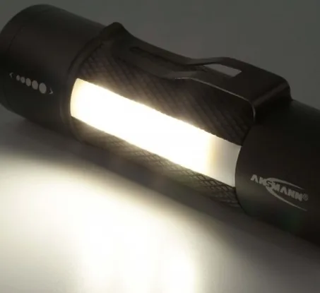 Ansmann 1600-0137 flashlight Black, White Hand flashlight LED