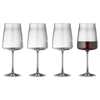 Lyngby Rotweinglas Zero 4 Stück, 54 cl - Material: Glas - Höhe: 22.7 cm - Volumen: 540 ml - Glas Typ: Rotweinglas - Verpackungseinheit: 4 Stück - Detailfarbe: Transparent