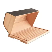 Kisag Brotkasten Paris bread box Rectangular Brown, Wood Wood
