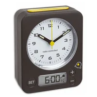 TFA Dostmann Funkwecker Combo Gelb/Schwarz - Funktionen: Alarm - Ausstattung: Zeit - Displaytyp: Digital - Analog - Detailfarbe: Gelb - Schwarz - Funksignal: Ja - Betriebsart: Batteriebetrieb