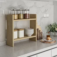 Woody Fashion Küchenregal Denver Sapphire, 34 x 10 x 30 cm - Tiefe: 30 cm - Breite: 34 cm - Höhe: 10 cm - Detailmaterial: Melamin - Spanplatte - Grundmaterial: Holz