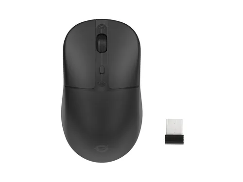 Conceptronic LORCAN04B 4-Button Dual Mode Wireless Mouse, Bluetooth 5.2, 2.4GHz