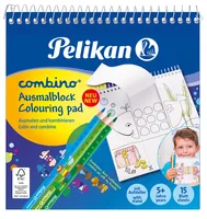 Pelikan Malblock Combino 15 x 15 cm - Produkttyp: Malblock - Anwender: Kinder - Schüler - Papierformat: 15 x 15 cm