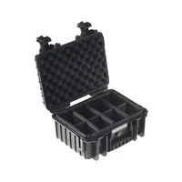 B&W Outdoor Case Type 3000 schwarz mit Facheinteilung