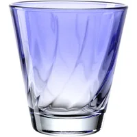 Leonardo Trinkglas Twist 215 ml, 4 Stück, Blau - Glas Typ: Trinkglas - Material: Kalk-Natron-Glas - Detailfarbe: Blau - Höhe: 9 cm - Verpackungseinheit: 4 Stück - Volumen: 215 ml