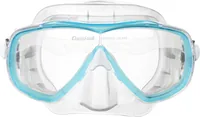 CRESSI Tauchmaske Estrella Clear/Aquamarine - Detailfarbe: Transparent - Türkis - Zielgruppe: Erwachsene - Produkttyp: Tauchmasken - Material: Glas - Polycarbonat (PC) - Silikon - Schuhgrösse (EU): Keine