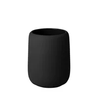 Blomus Zahnputzbecher Sono Schwarz - Detailfarbe: Schwarz - Detailmaterial: Keramik - Grundmaterial: Keramik