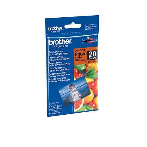 BROTHER Photo Paper glossy 260g A6 BP71-GP20 MFC-6490CW 20 Blatt