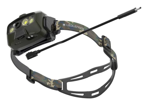 LED LENSER Stirnlampe HF8R Core RGB Camouflage - Einsatzbereich: Outdoor & Camping - Betriebsart: Akkubetrieb - Leuchtmittel: LED - Leuchtweite: 210 m - Max. Laufzeit: 90 h - Min. Laufzeit: 3.5 h