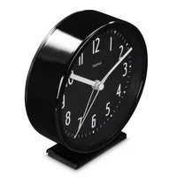 Hama Klassischer Wecker Skye Schwarz - Funktionen: Alarm - Weckfunktion - Ausstattung: Zeit - Displaytyp: Analog - Detailfarbe: Schwarz - Funksignal: Keine Angaben - Betriebsart: Batteriebetrieb