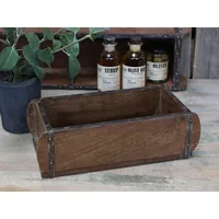 Chic Antique Aufbewahrung alte Backsteinform unika 10 x 30 cm, Braun - Eigenschaften: Keine Eigenschaft - Motiv: Ohne Motiv - Verpackungseinheit: 1 Stück - Detailfarbe: Braun - Produkttyp: Aufbewahrung - Detailmaterial: Holz