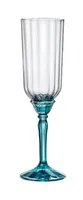 Bormioli Rocco Sektglas Florian 210 ml, 6 Stück, Blau - Material: Glas - Glas Typ: Sektglas - Höhe: 22 cm - Volumen: 210 ml - Detailfarbe: Blau