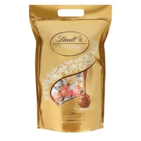 Lindt Schokoladen-Pralinen Lindor Kugeln Assortiert 1 kg - Produkttyp: Assortiert - Nährwertangabe pro: 100 g - Energiegehalt (in kj): 2623 KJ - Energiegehalt (in kcal): 632 Kcal - Fett: 49 g - Gesättigte Fettsäuren: 36 g