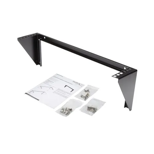 StarTech.com 2U Vertical Wall Mount Patch Panel Bracket - Steel Rack Mount Bracket w/Hardware for 19" Network, Server and Data Equipment - TAA