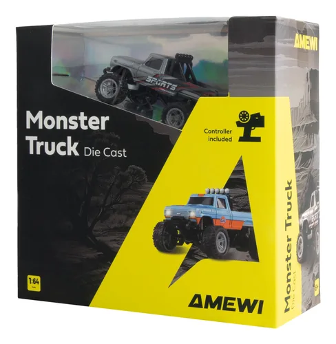 Amewi 22704 Radio-Controlled (RC) model Monster truck Electric engine 1:64