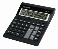 Olympia Taschenrechner LCS 612 SD - Stromversorgung: Batteriebetrieb - Solarbetrieb - Typ: Taschenrechner - Detailfarbe: Schwarz - Displaytyp: LCD - Anzahl Zeilen: 1 × - Anzahl Stellen: 12 ×