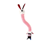 GiGwi Hunde-Spielzeug Crunchy Neck, Hase S, Rosa - Produkttyp: Spielzeug - Tierart: Hund