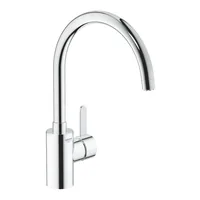GROHE Küchenarmatur Eurosmart Cosmopolitan C-Auslauf - Material: Messing - Montage: Standmontage - Anschlussmass: 1/2 - Ausziehbare Brause: Nein - Anzahl Strahlarten: 1 - Farbe: Chrom