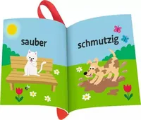 play+ Bilderbuch flip&pop: Erste Gegensätze - Thema: Bilderbuch - Sprache: Deutsch - Altersempfehlung ab: 6 Monaten - Einband: Pappe - Anzahl Seiten: 12 - Altersgruppe: Kleinkinder