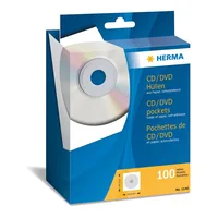 HERMA CD-Papierhüllen weiß mit Klebefläche 100 St.