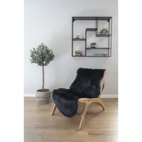 House Nordic Pelzimitat 180 x 60 cm, Schwarz - Eigenschaften: Keine Eigenschaft - Zertifikate: Keine Zertifizierung - Breite: 180 cm - Höhe: 60 cm - Detailfarbe: Schwarz - Produkttyp: Pelzimitat