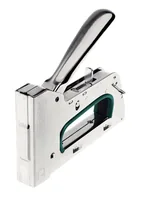 Rapid Handtacker PRO R34 - Heftklammerlänge min.: 6 mm - Heftklammerlänge max.: 14 mm - Produktkategorie: Hand-Tacker - Für Material: Folie - Stoff - Pappe - Papier - Textil - Holz - Kunststoff - Befestiger Typ: Feindraht - Heftklammertyp: Typ 140