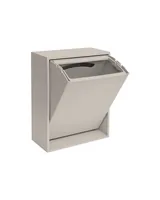 ReCollector Recyclingbehälter 12 l, Silver Cloud Grey - Anzahl Behälter: 1 - Fassungsvermögen: 12 l