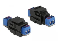 DELOCK Keystone Terminalblock > Terminalblock schwarz