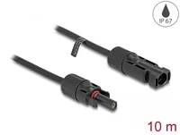 Delock Anschlusskabel DL4 Stecker zu Buchse 4 mm², 10 m - Anschluss Seite B: DL4 Kompatibel mit MC4 - TS4 - QC4 - Anschluss Seite A: DL4 Kompatibel mit MC4 - TS4 - QC4