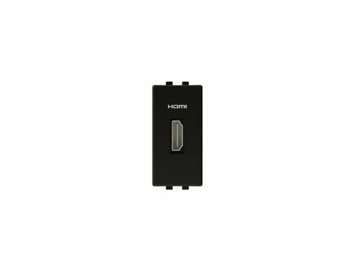max connect Adapter 45 x 22.5 mm, 1x HDMI 2.0, Anthrazit - Kabeltyp: Adapter - Videoanschluss Seite A: HDMI - Videoanschluss Seite B: HDMI